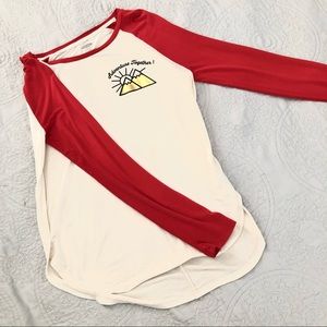 Long sleeve baseball tee